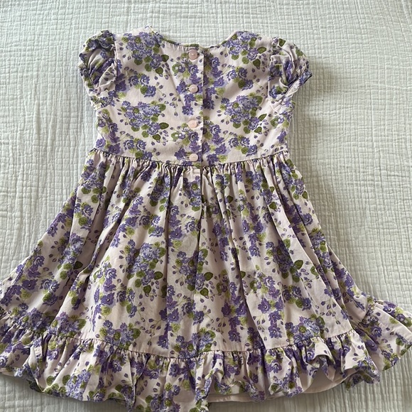 Bonnie baby purple and pink floral dress size 24 month - Picture 3 of 5
